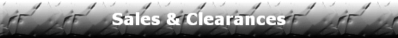 Sales & Clearances