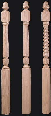 Sheraton Newel Posts