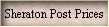 Sheraton Post Prices