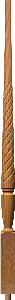 T-2015 Twist Pin Top  Bunker Hill Baluster