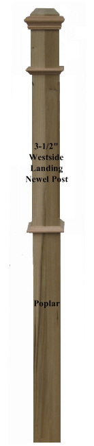 Westside_4075 Landing Boxed Newel Post