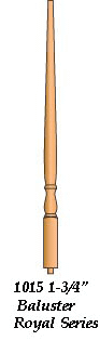 1015 Royal 1-3/4" Pin Top Baluster
