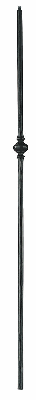 1071 Round Hammered Single Knuckled Iron Baluster
