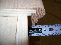 Side Profile of Quicktime, measuring for tight fit.