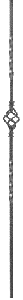 2G04 5/8-inch Single Basket Baluster