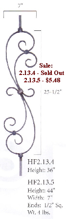 2.13.5 S-Scroll Iron Baluster
