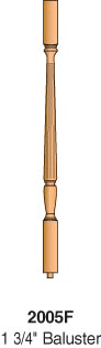 2005 Fluted Square Top  Balusters