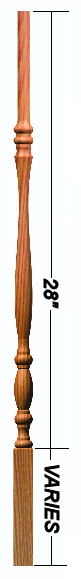 2215_908 Classic 1-1/4" Pin Top Baluster
