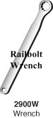 2900W Rail Bolt Wrench