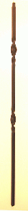 2G07 5/8-inch Double Ribbon Baluster