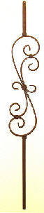 2G56 5/8-inch "S" Scroll Baluster