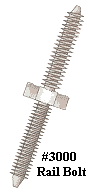 #3000 3-1/2" Rail Bolt