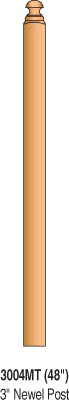 3004MT Mushroom Top Newel Post