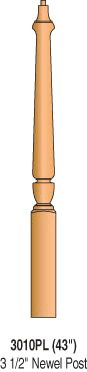 3010PL Pin Top Newel Post