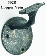 3028 Copper Vein Wrought Iron Wall Rail Bracket
