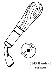 3043 Handrail Scraper handle