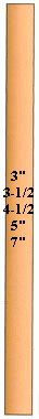3-1/2" S4S Blank Newel Post
