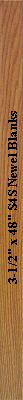 4001  S4S 3-1/2-inch x 48-inch newel post blanks