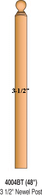 4004 Ball Top Newel Post