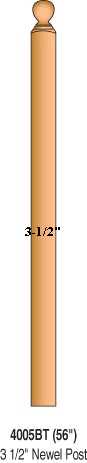 4005 Ball Top Newel Post