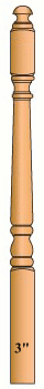 4010MT Mushroom Top Newels