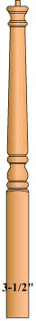 4014PT Pin Top Newel post