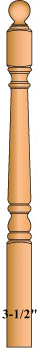4016BT Ball Top Newel Post