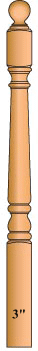 4016BT Ball Top Newel Post