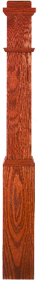 4091 Plain Boxed Newel Post