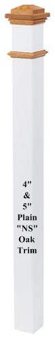 4094S Primed Stained Boxed Newel Post
