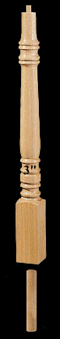 4272 Volute Hampton Pin Top Newel Post