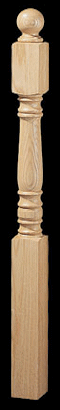 4500 Ball Top Hampton Newel Post