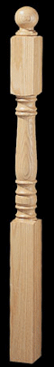 4503 Hampton Ball Top Newel Post