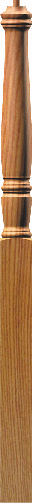 4715 or 4515 Georgia pin top landing newel post