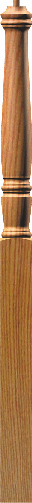 4715 or 4515 Georgia pin top landing newel post