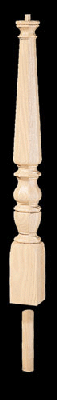 1800's Collection Volute Newel Post