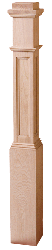 4991 Box Newel with Recessed Panel