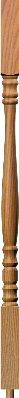 5105 1-3/4" Square Top Hampton Baluster with dowel