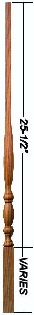5311 1-1/4" Utah Classic Baluster