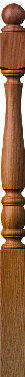 5548 Utah Classic Plain Starting Newel Post