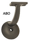 611 3003 Long Arm Oil Rubbed Bronze Wall Rail Bracket