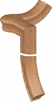 7265 Right Hand Gooseneck with Cap