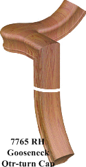 7765 Right Hand Gooseneck with Quarter-turn