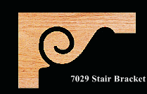 7029 Scrolled Stair Bracket