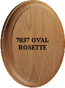 7037 Oval Rosette