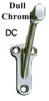 3002HD Wall Rail Bracket, Dull Chrome
