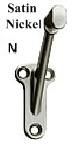 3002HD Wall Rail Bracket, Satin Nickel