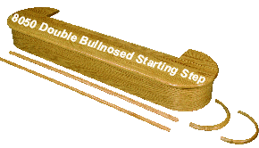 8050 Double Bullnosed Starting Step