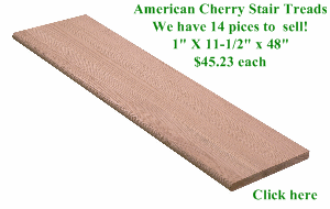 8070 American Cherry 48" Stair Treads