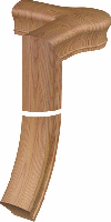 7281 Left Hand Gooseneck with cap